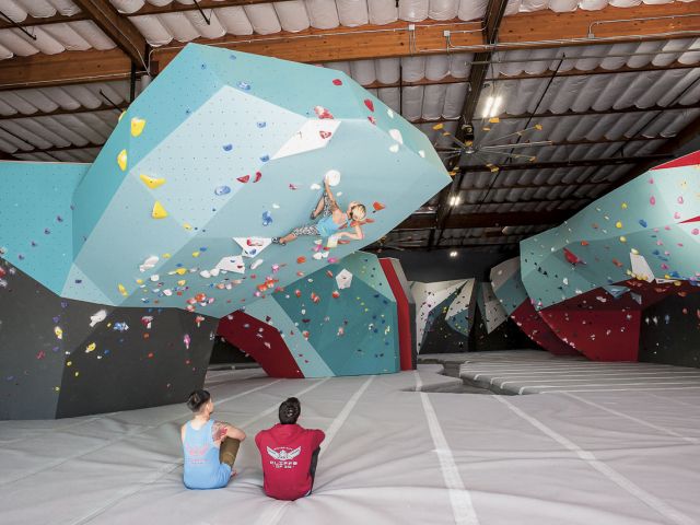 Touchstone Climbing Cliffs of Id bouldering gym climbing walls by Walltopia