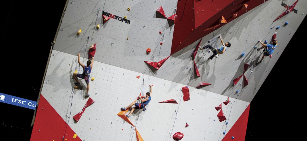 Walltopia climbing wall in Paris, World championship 2016